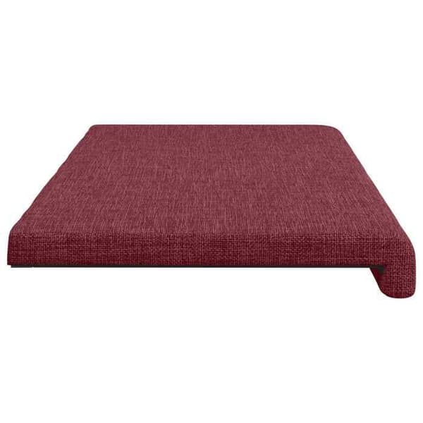 Bänkdyna - EXKLUSIVT HEM - Modell L - Polyester - Djup 35 cm - Halkfri bas Bordeaux