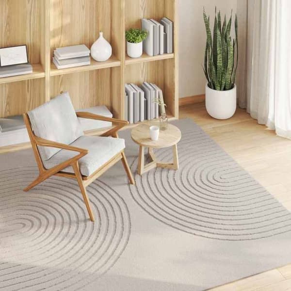 Maison Exclusive - GALATI Sisustustyyny Kermanvärinen 200 x 200 cm Polyesteri