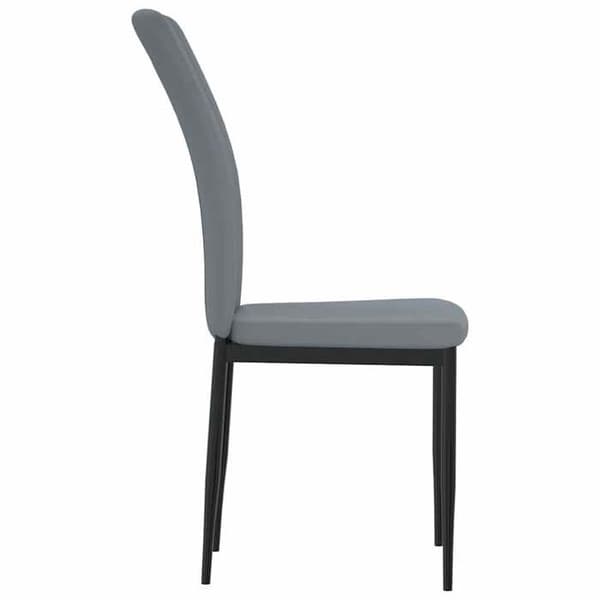 Maison Exclusive - Matstolar set om 2 Ljusgrå Sammet