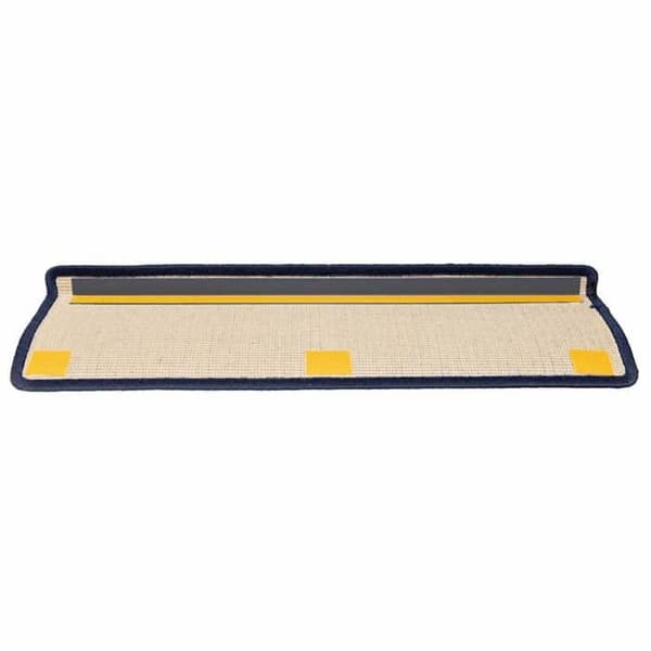 Maison Exclusive - Trappe tæppe 15 stykker 65 x 21 x 4 cm Mørkegrå og blå Rektangulær kant