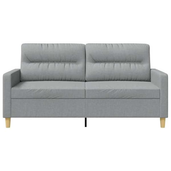 Maison Exclusive - 2-personers sofa i lys grå 140 cm stof