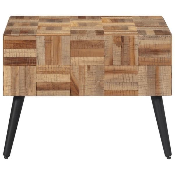 Maison Exclusive - Harmaa sohvapöytä 55x55x40 cm kierrätetystä massiivipuusta Grå