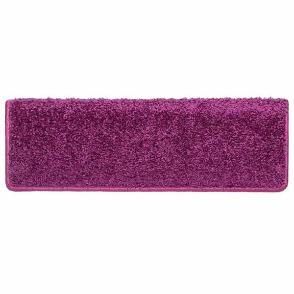Maison Exclusive - Trappe tæppe 15 dele 65 x 21 x 4 cm Lilla Rektangulær kant Violett