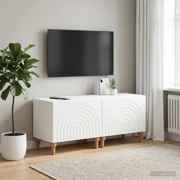 Maison Exclusive - TV Møbel Hvid Ingeniørtræ