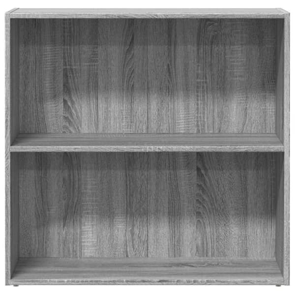 Maison Exclusive - Sonoma grå bibliotek 80x30x77 cm ingeniørtræ