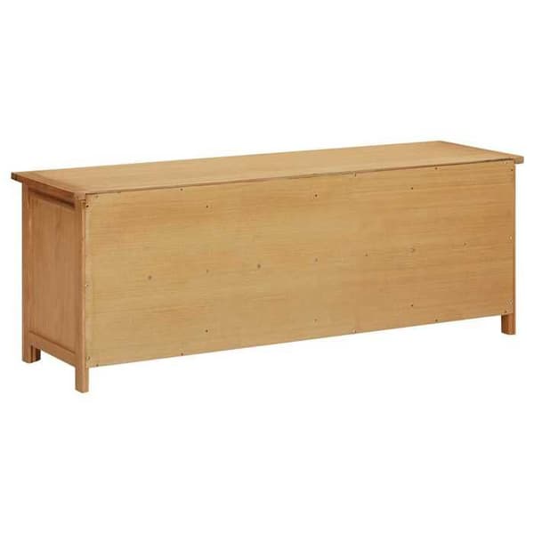Maison Exclusive - Skohylla 114x37x45 cm Solid ekträ