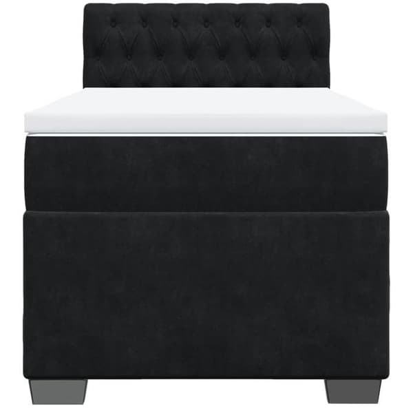 Maison Exclusive - Lakanat ja patja Musta 80x200 cm Sametti
