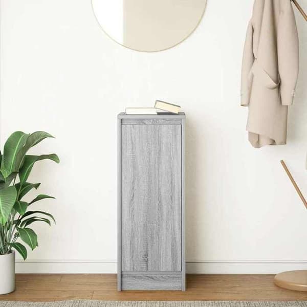 Maison Exclusive - Buffé Sonoma grå 29,5x34x76 cm ingenjörsträ