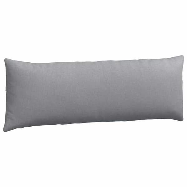 Soffkuddar - EXKLUSIVT HEM - 120 x 40 cm (set om 2) - Ljusgrå - Dragkedjefodral - Polyesterfyllning Ljusgrått