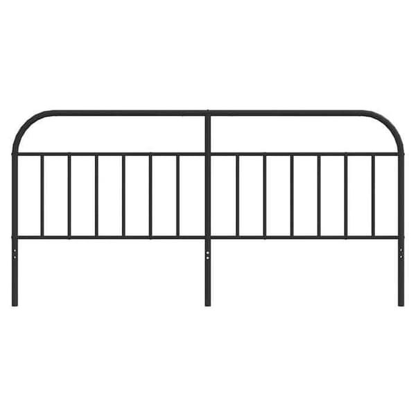 Maison Exclusive - Erstatnings hovedgærde i sort metal 193 cm