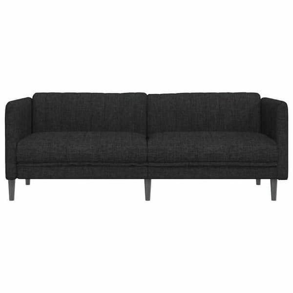 Maison Exclusive - Sort 3-personers sofa i stof