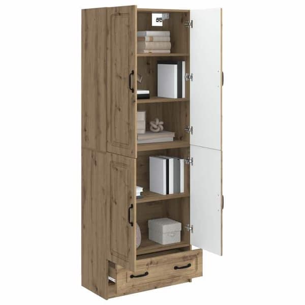 Maison Exclusive - 2-delars Möbelset i Ek, Ingenjörsträ