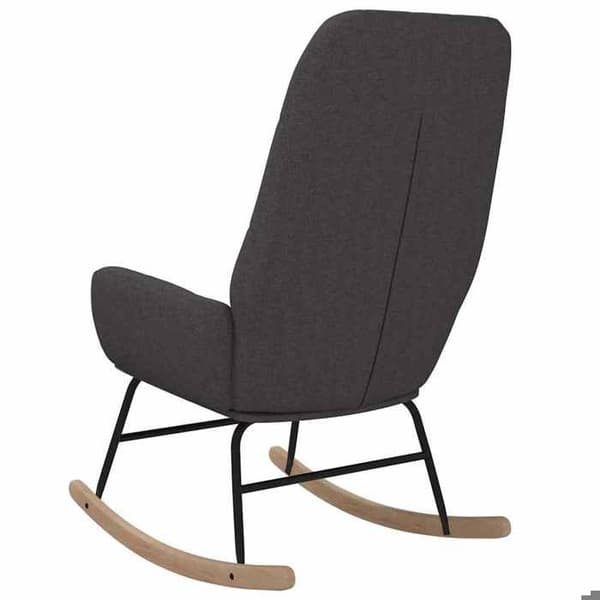Maison Exclusive - Mörkgrå gungstol i tyg