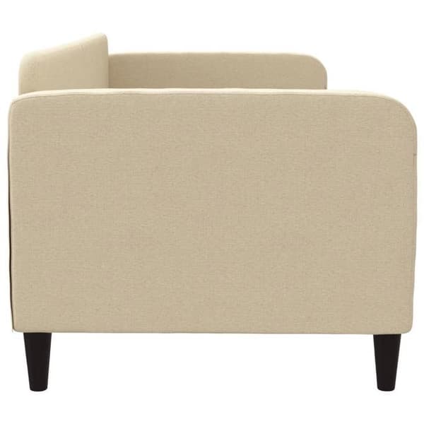 Maison Exclusive - Levossa ilman patjaa, kerma 80x200 cm kangas Grädde