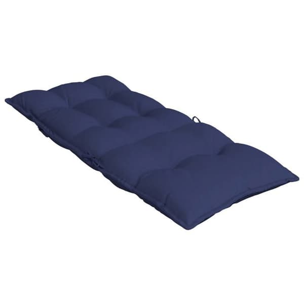 Maison Exclusive - Stolar med hög rygg kuddar set om 4 marinblå marinblå
