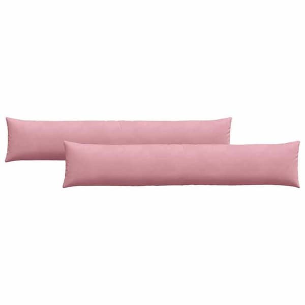 Sofa puder - EKSKLUSIV HUS - Moderne - Fløjl - Rosa - 200 x 40 cm Ros