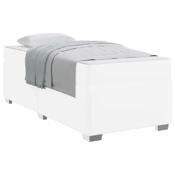Maison Exclusive - Sängram Vit 90 x 190 cm PVC