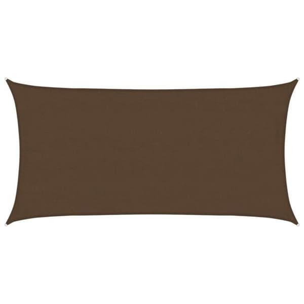 Maison Exclusive - Solskyddsduk 160 g/m² Brun 4x7 m PEHD