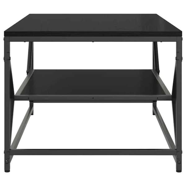 Maison Exclusive - Sort egetræ sofabord 90 x 50 x 40 cm svart ek