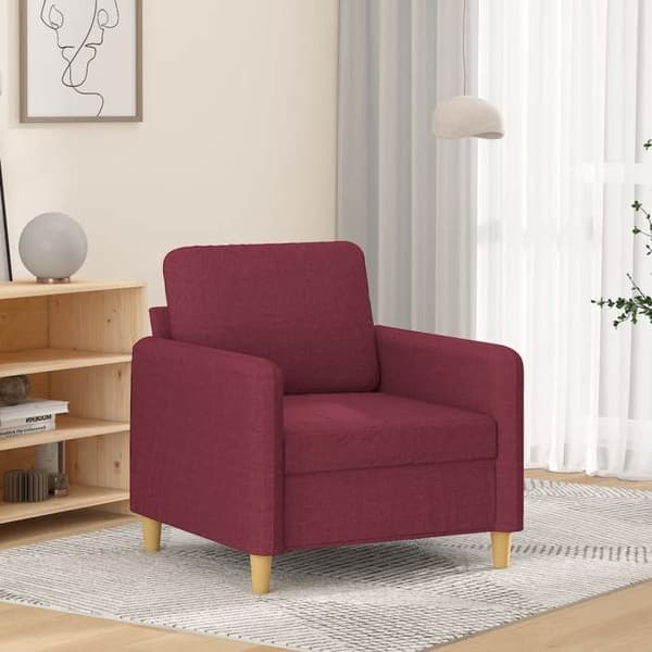 Maison Exclusive - Rød bordeaux Stol 60 cm Stof