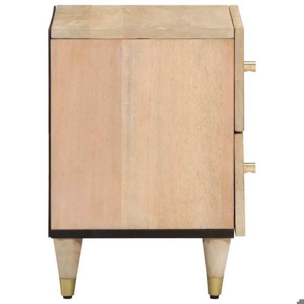 Maison Exclusive - Natborde 2 stk 40x33x46 cm Solid mango træ