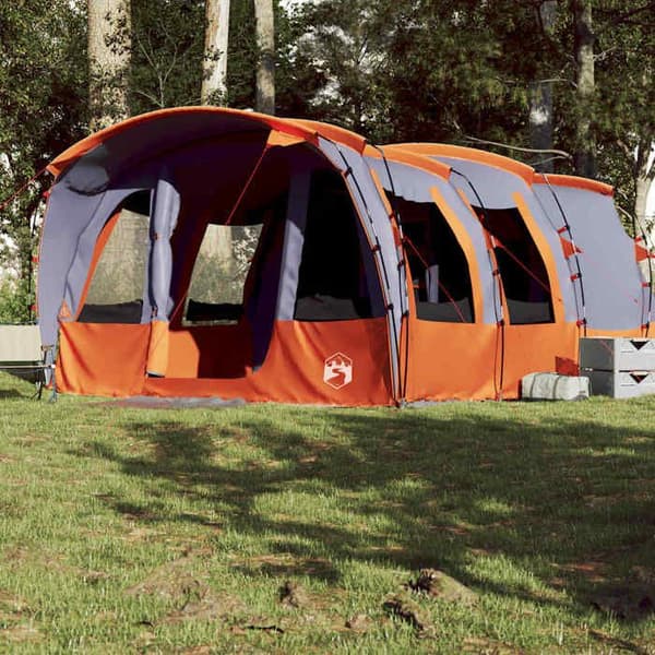 Maison Exclusive - Tunneliteltta perheelle 8 henkilöä harmaa vedenpitävä