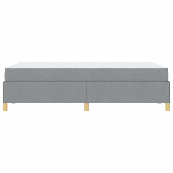Maison Exclusive - Sängram Ljusgrå 120 x 190 cm tyg