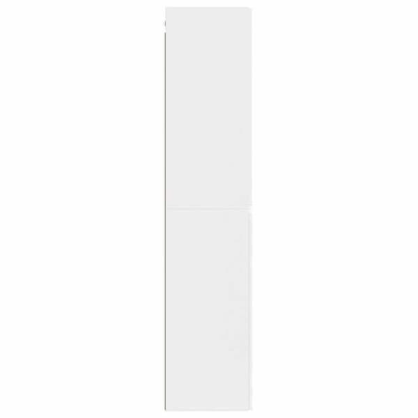 Maison Exclusive - Väggmonterad Badrumsskåp Vit 33 x 34,5 x 160 cm Vit