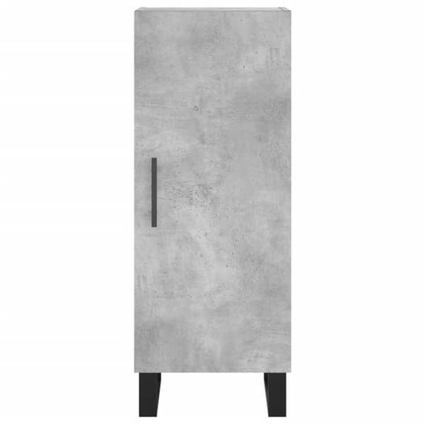 Maison Exclusive - Buffet Grå beton 34,5x34x90 cm Ingeniørtræ