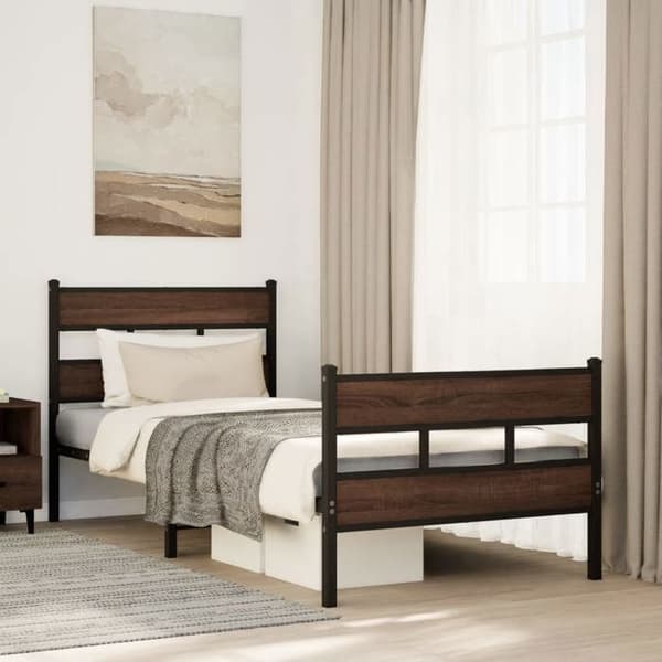 Sengestel - EKSKLUSIV HUS - 80x200 cm - Stål - Inkluderet lamelbund - Opbevaring under sengen Ej specificerat
