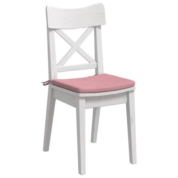 Maison Exclusive - Sittkuddar 4 st Sammet Rosa 40 x 40 x 3 cm Ros