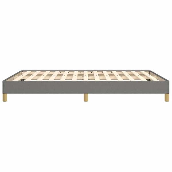 Sengestel - EKSKLUSIV HUS - 160x200 - Mørkegrå - Polyesterstof - Lamelseng Mörkgrå