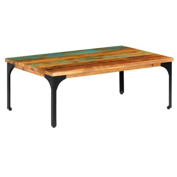 Maison Exclusive - Sofabord 100x60x35 cm Solid genbrugstræ