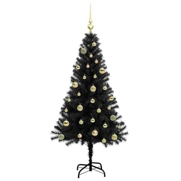 Maison Exclusive - Sort Juletræ 150 cm PVC Svart