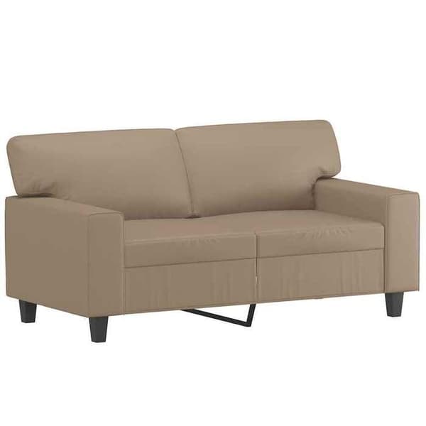 Maison Exclusive - Soffa 2-sits Cappuccino 120 cm Syntetläder