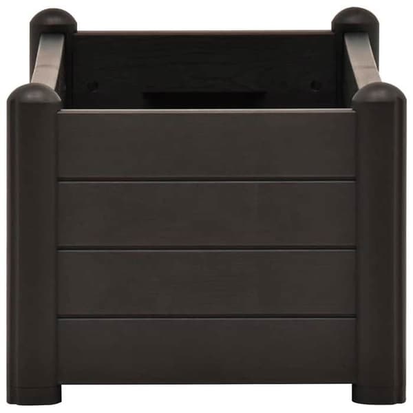 Maison Exclusive - Hævet havebed PP Antracit 100x43x35 cm