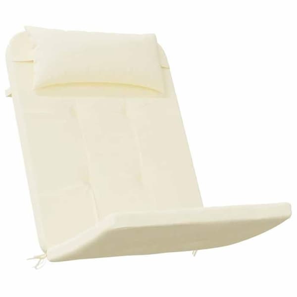 Maison Exclusive - Adirondack stolskuddar set om 2 krämfärgad oxfordtyg