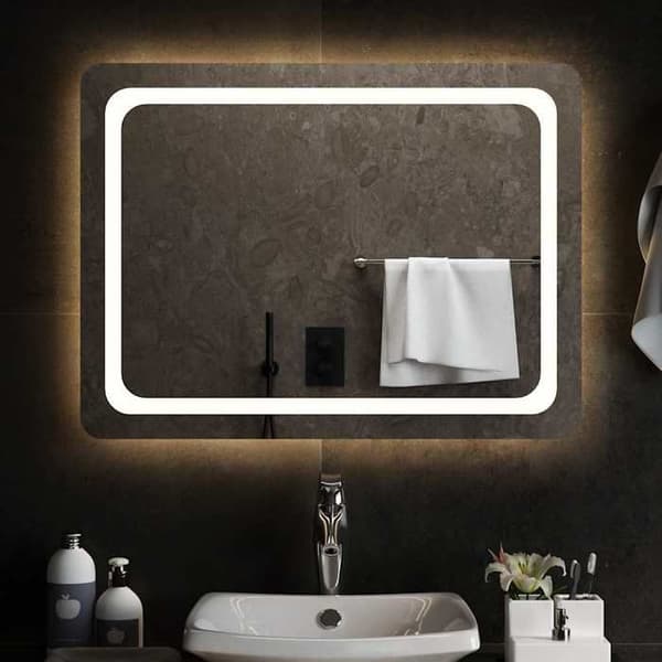 Maison Exclusive - LED-kylpyhuoneen peili 80x60 cm