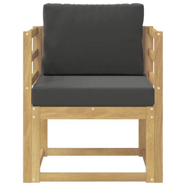 Maison Exclusive - Udendørs Sofa i Polyester Hvid og Antracit Vit och Antracit
