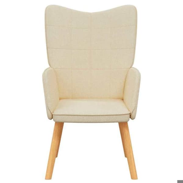 Maison Exclusive - Afslapningsstol Creme Stof
