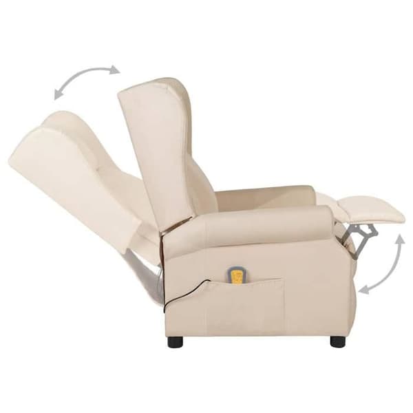 Maison Exclusive - Massage stol Creme Stof