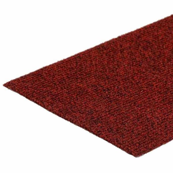 Maison Exclusive - Selvklæbende trappetæpper 15 stk. 60 x 25 cm Bordeaux Rektangulær