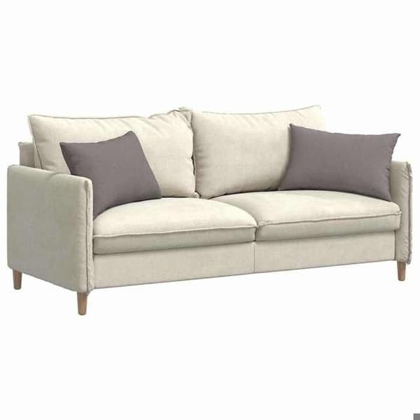 Maison Exclusive - Soffkuddar 2 st tyg Taupe 60 x 40 cm Mol