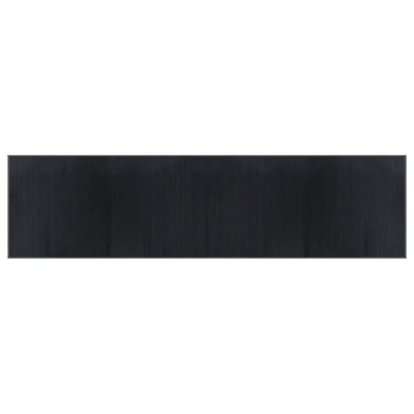 Maison Exclusive - Rektangulär matta grå 100x400 cm bambu
