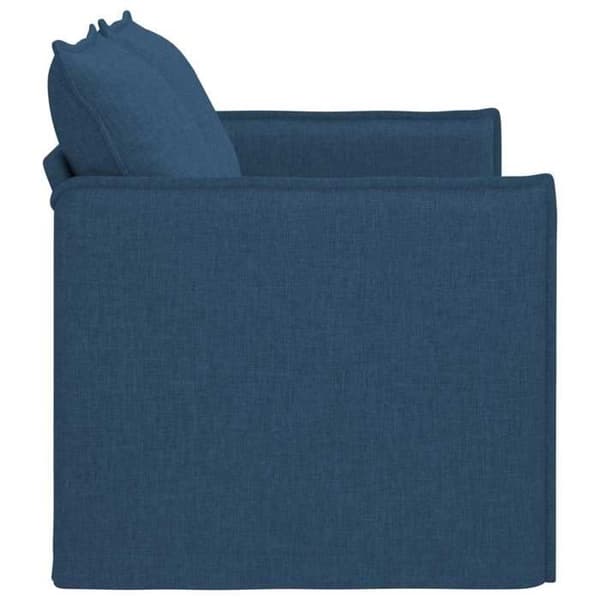 Maison Exclusive - Blå Soffa 136 x 82 x 85 cm tyg Blå