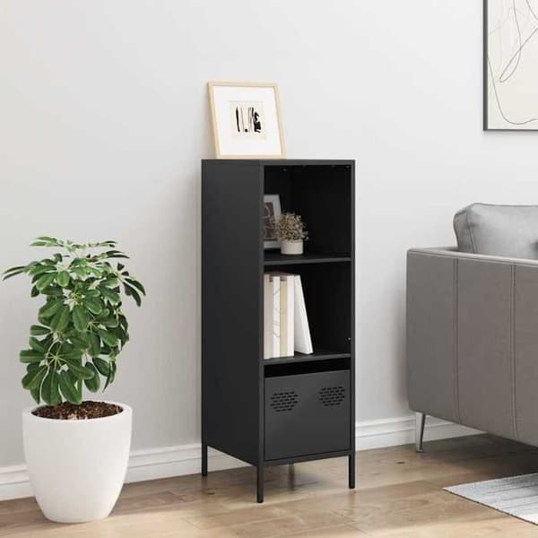 Maison Exclusive - Sort buffet 35x39x103,5 cm stål