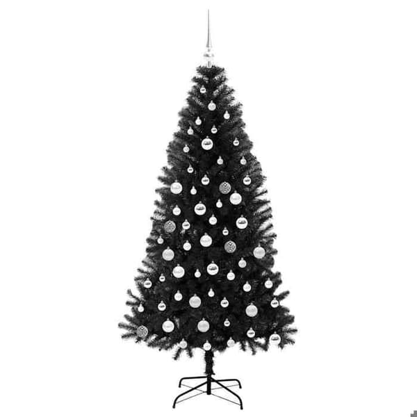 Maison Exclusive - Sort Juletræ 180 cm PVC Svart