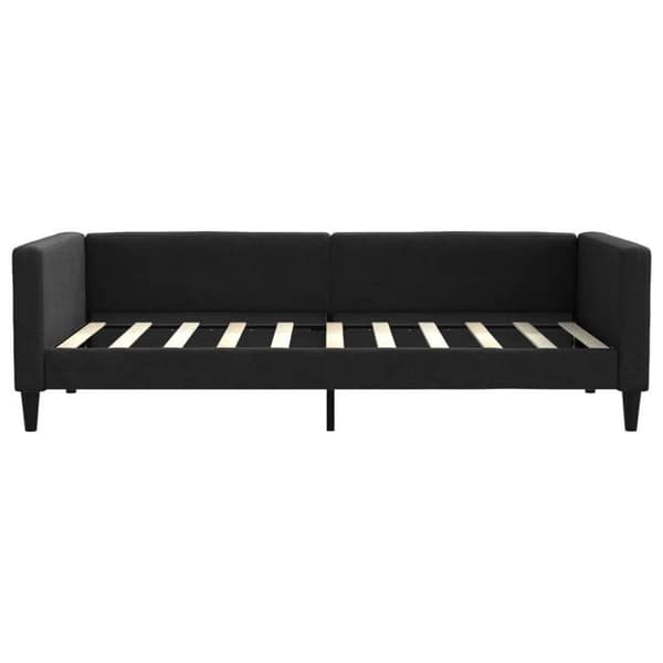 Maison Exclusive - Sengebænk med sort madras 90x190 cm stof