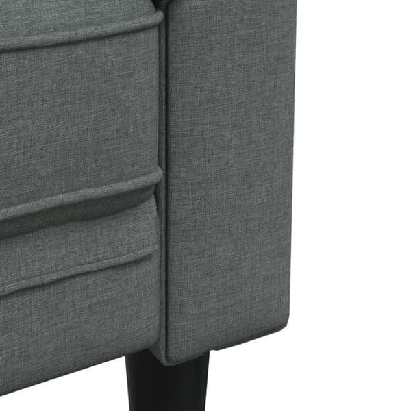 Maison Exclusive - Sæt af 2 sofaer mørkegrå stof
