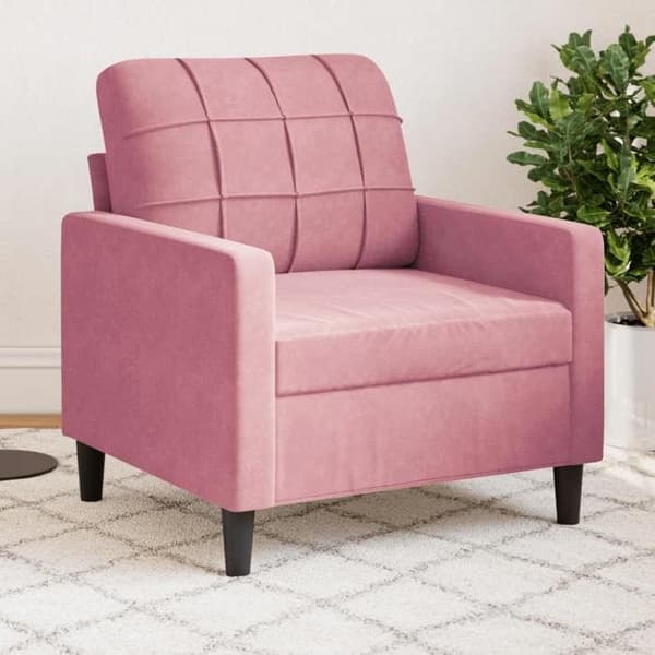 Maison Exclusive - Stol Rosa 60 cm Velour